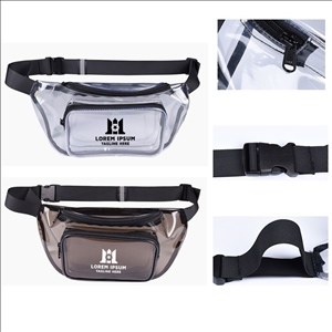 Waterproof PVC Clear Stadium Approved Fanny Pack